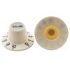 Musiclily Pro Top Hat Knob Sombrero Knob Inch Standard Volume Tone Электрический усилитель состаренный белый гитарный/басовый эффектор, (Набор 2VOL.+2TONE)