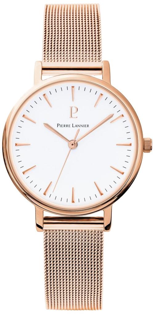 Pierre Lannier Watch Symphony Collection Mesh Belt P091L918 Imported Pink Gold X White [Pierre Lannier] Women's [Regular Product]