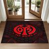 Mainz FC Design Crystal Velvet Rug Soft Decorative Mat for Bedroom Entrance