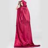 Plus Size Halloween Long Cloak Red Riding Hood Queen Costume Role Play Outfit Women