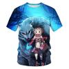 Summer Trend Fox Wolf Men's T-shirt 3D Digital Print Round Neck Loose Casual Short Sleeved Shirt T-Shirts Men’s