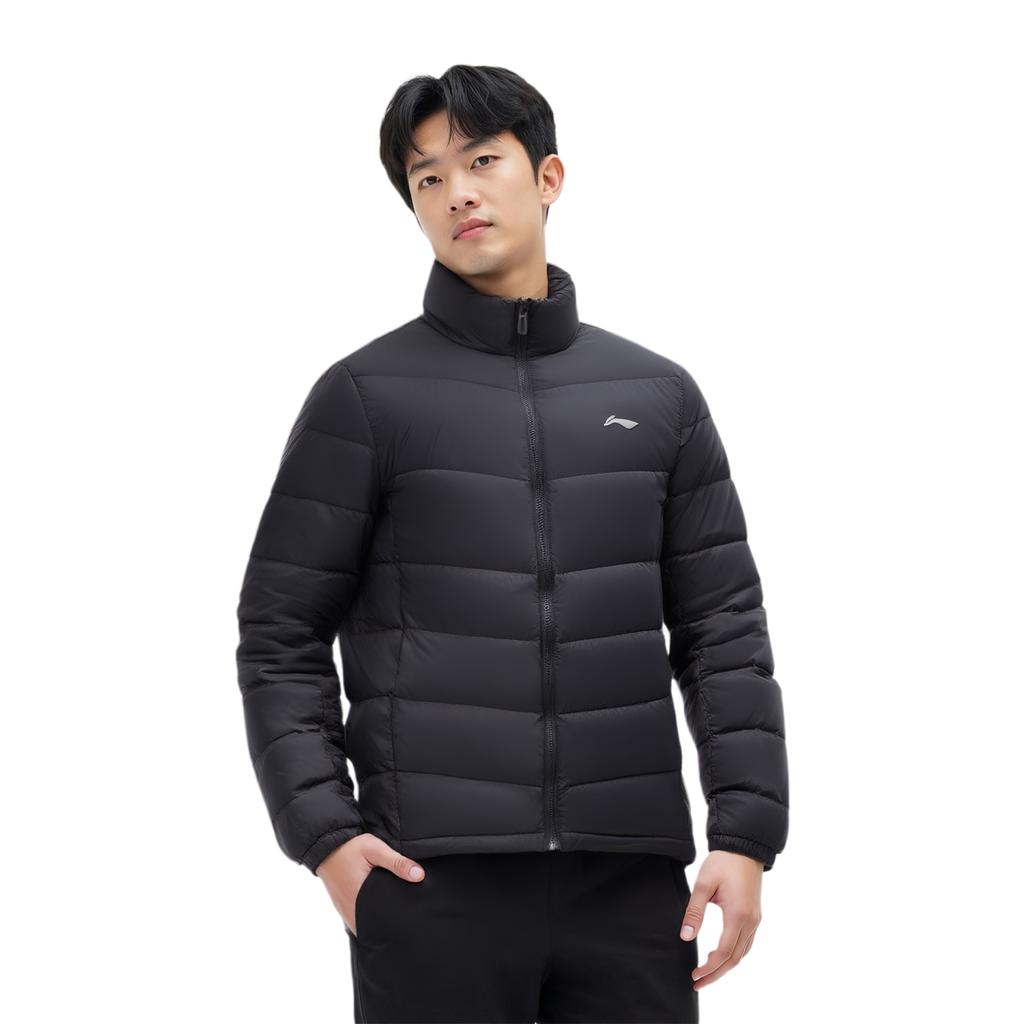 Li Ning Коллекция для тренировок Коллекция для фитнеса Пуховик Мужской Черный AYMR145-1