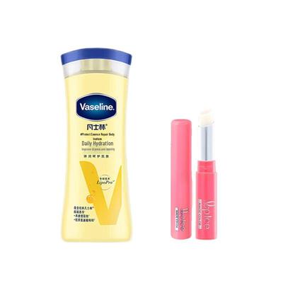 Набор лосьон для тела Vaseline Intensive Care и бальзам для губ