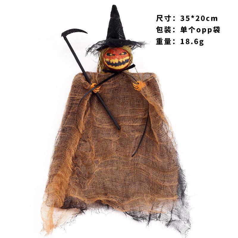Halloween Decorations, Halloween Supplies, Horror, Pumpkins, Doll Pendants, Haunted House Parties, Hanging Ghost Props