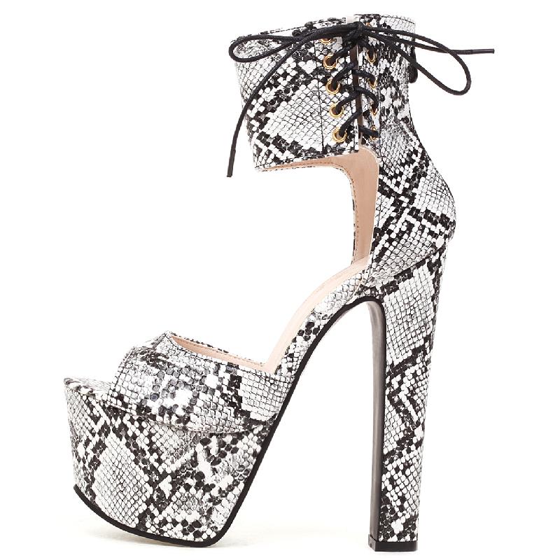 Модные женские сандалии обувь лето 2024 сексуальная платформа высокий каблук роскошные ремешки красные белые вечеринка танцы фетиш обувь женские большие размеры