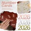 Золотое Конфетти на Выпускной Класс 2026, Блестящее Конфетти 2026 100 шт. Для Украшения Выпускного Вечера и Новогодней Вечеринки 2026.