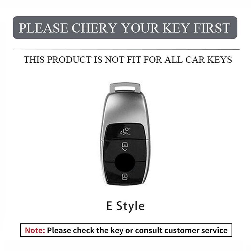 CRV1 Alloy Style Car Key Case Cover Shell Fob Key Case Waterproof For Mercedes Benz C260L A200L E200L E300L GLC260L Auto Accessories