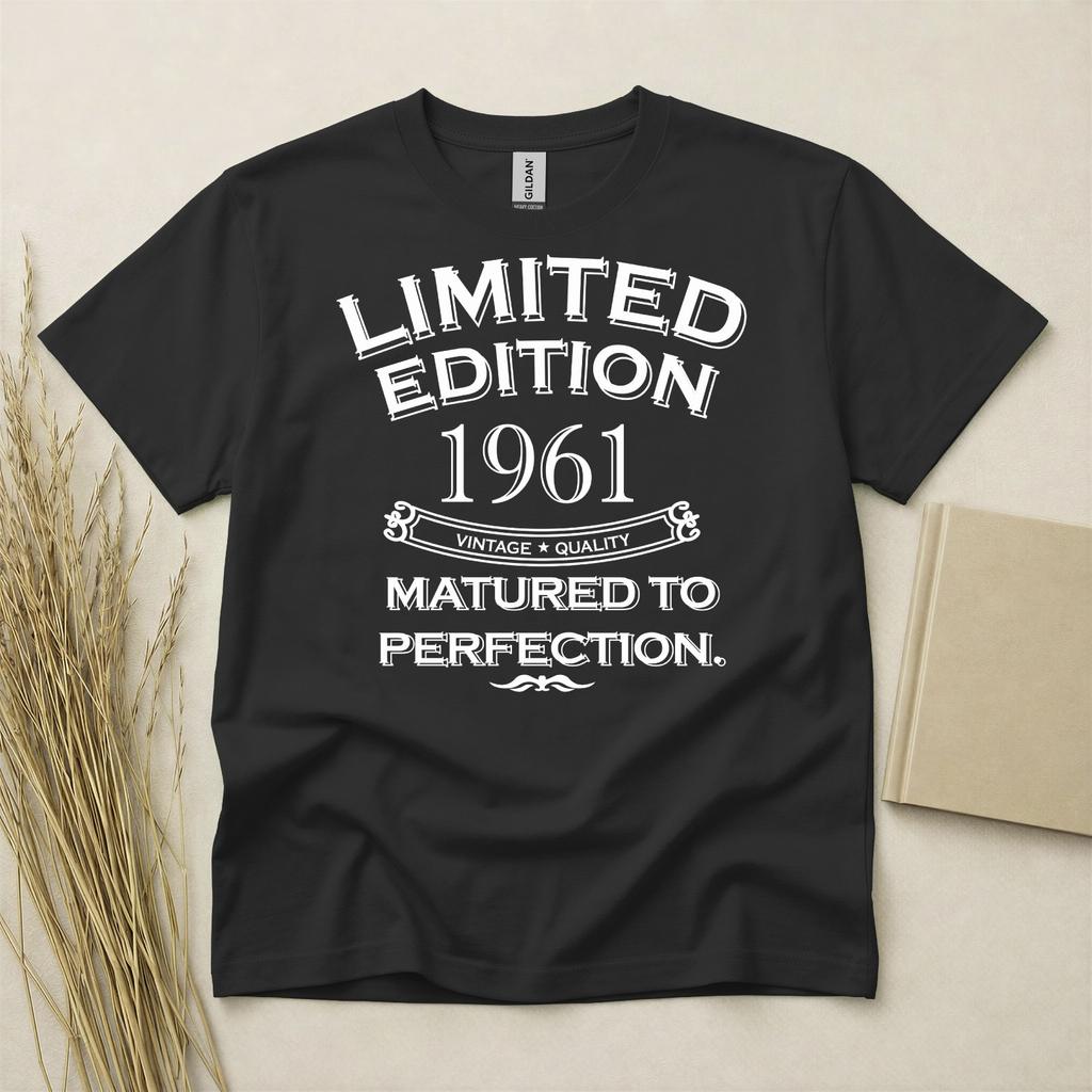 65th Birthday TShirt Born In 1961 65 Years Old Gifts Limited Edition Vintage Tee