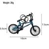 Креативный мультяшный брелок для ключей в виде велосипеда BMX - Игрушка-симулятор размером с палец, подарок