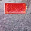 Stamped Concrete Slate Texturing Skin Stencil, Vintage Rectangular Stone Brick Pattern Concrete Stamping Pad, Floor/Wall Imprint Pavement Mold (Color: