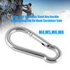Carabiner Clips Small Easily Operate Stainless Steel Carabiner Clips Carabiners Dog Key Leash Carabeaner Hooks for Fishing