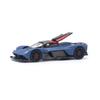 POP RACE Aston Martin VALKYRIE SATIN MARINA BLUE Готовый продукт 1/64