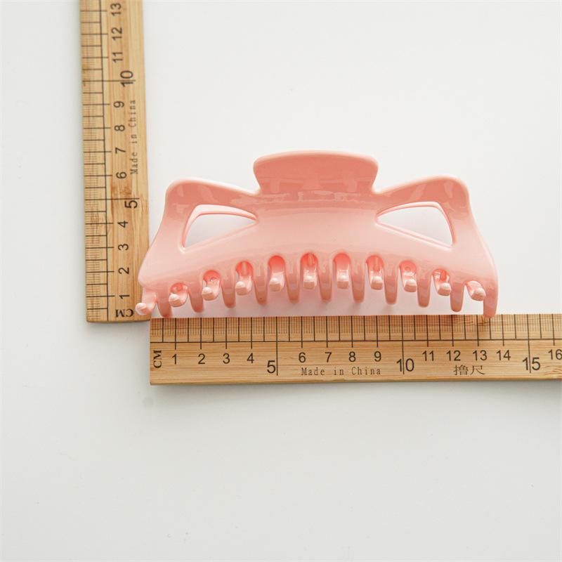 2023 Large Grab Clip with High Hair Volume for Women In South Korea White Hair Grab Thick Hair Clip Back Head Shark Clip Jewelry