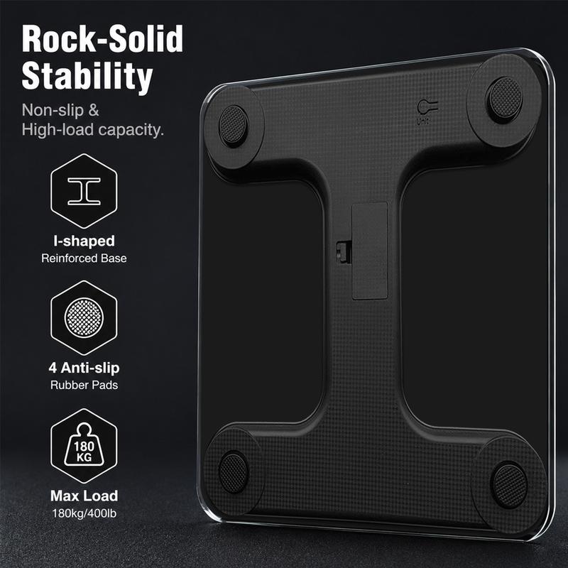 Conridel is a high-precision intelligent APP body fat scale that supports mobile app interconnection, with a maximum weight of 180kg/400kg. It is a