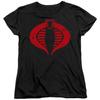 G.I. Joe Cobra Logo Womens T Shirt Black Officially Licensed
