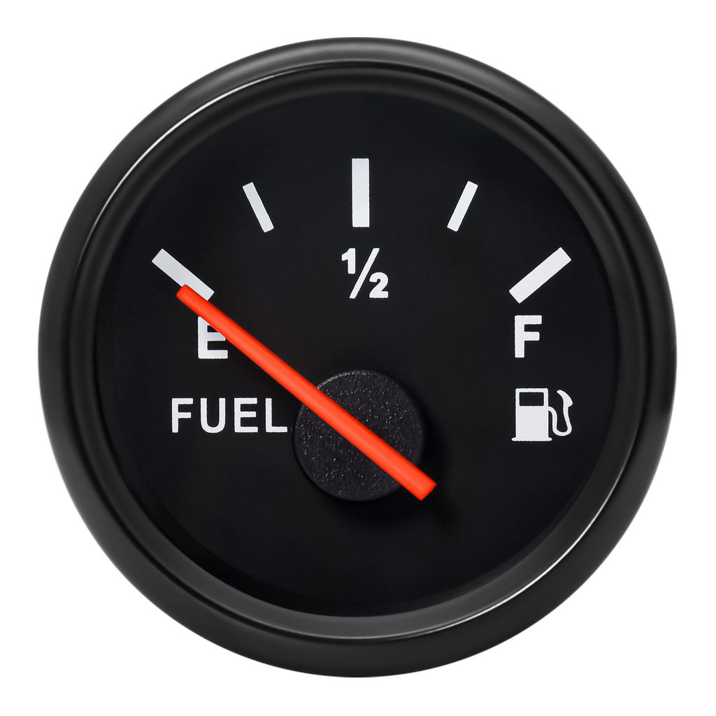 52 мм указатель уровня топлива с красной подсветкой указатель уровня масла в баке авто морской катер автомобиль 12 В 24 В используется с датчиками указатель уровня топлива в баке