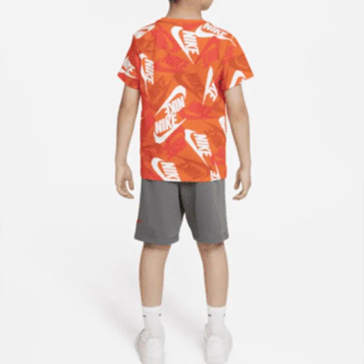 Nike Casual Sportswear Orange / Gray Kids' (Unisex) Casual Sportswear Sets DM3773 084