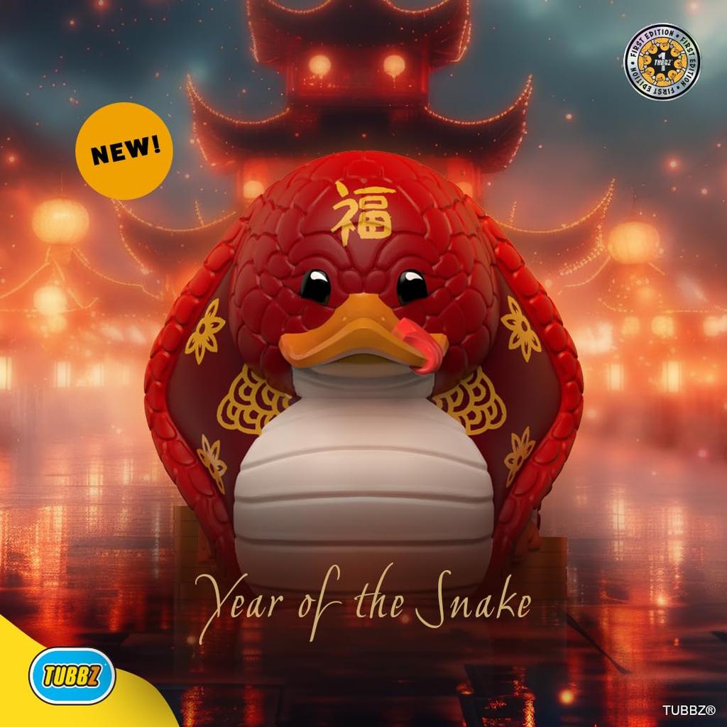 TUBBZ First Chinese New Year Year of the Snake Cosplay Rubber Duck Vinyl Figure Edition -