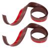 2pcs Brown Door Draft Stopper TPE Weather Stripping Seal Durable Door Sealing Strip  Exterior Doors
