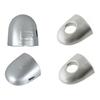 Exterior Door Handle Keyhole Cover Set for Renault Megan 2-Grey