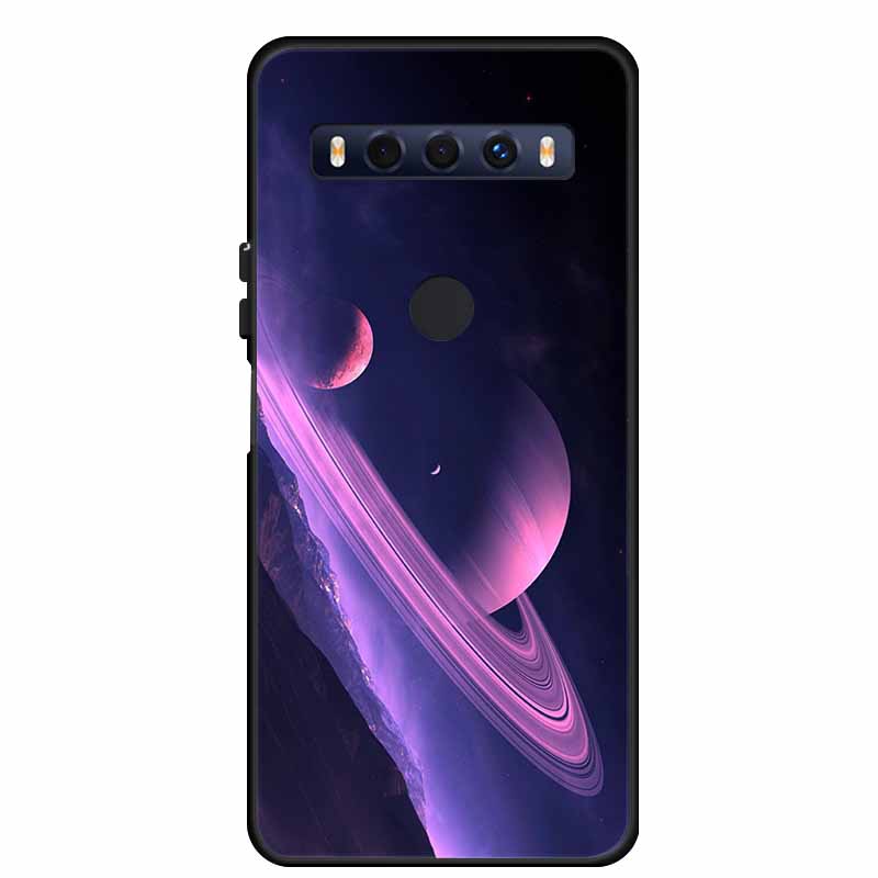 Для чехла TCL 10 SE 10SE Coque Черный ТПУ Силикон Мягкая задняя крышка Чехлы Для телефона TCL 10 SE 6.52" Funda Сумка Защитный чехол