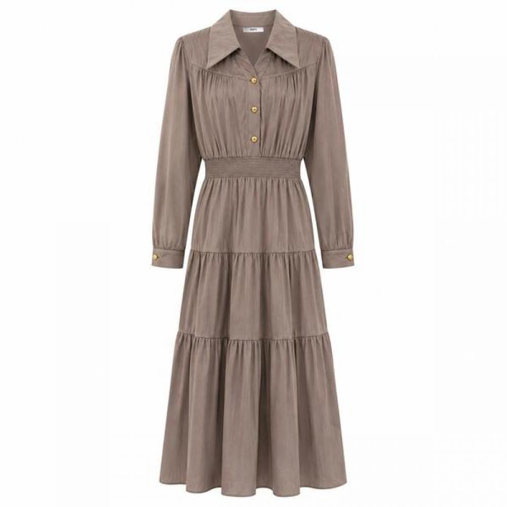Ggpx New York Smoke Ruffle Maxi Dress Gq8op006f