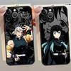 Горячий Аниме Клинок Рассекающий Демонов Чехол для iPhone 17 Pro Max 12 Air 15 16 Plus 11 14 XS XR 13 Mini 7 8 SE Funda Задняя Крышка Телефона