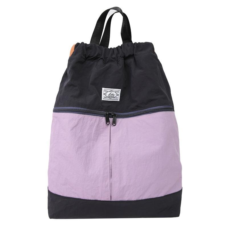 Повседневный рюкзак-мешок на шнурке, контрастного цвета, универсальная школьная сумка, большой вместимости, для активного отдыха, альпинизма, спорта, путешествий