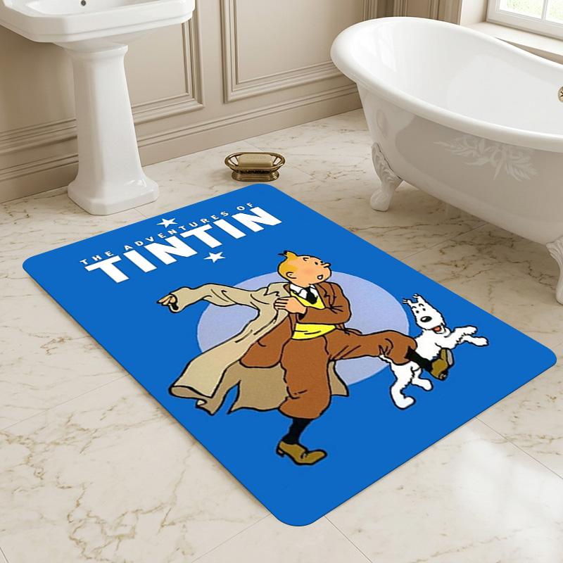 Tintin'S Quest Living Room Nonslip Area Rug Soft Carpet For Bedroom Game Playroom Sofa Office Home Decor Doormat Christmas Gift C926890