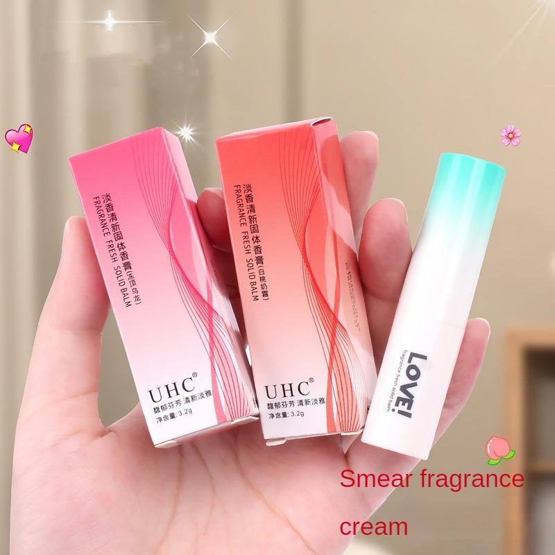 Solid Fragrance, Portable Perfume, Fresh Floral and Fruity Fragrance, Long-lasting Solid Balm for Men and Women