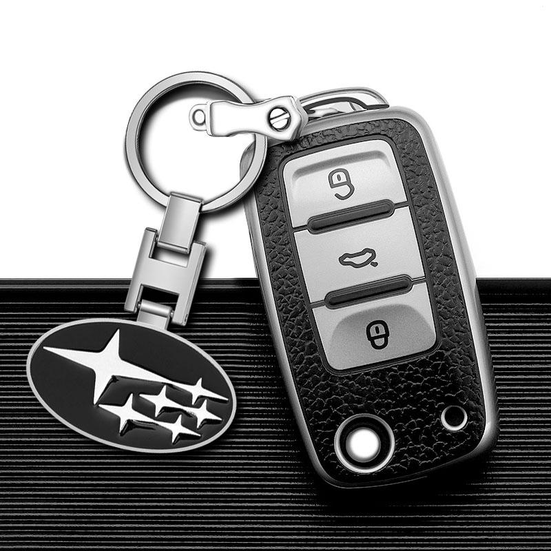 Car Keychain Car Emblem Gift with Key Ring Auto Accessories For Subaru Forester Crosstrek Outback Impreza XV Tribeca Ascent Legacy Levorg Mpreza