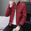 Jacket Men's Spring Baseball Collar Jacket Men's Commuting Simple Jacket Windproof Men's Trendy Youth Baseball Uniform