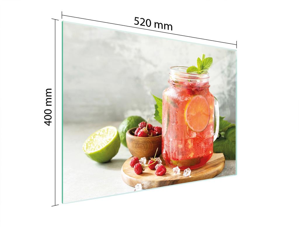 SZKLANA DESKA DO KROJENIA 52x40 DRINK