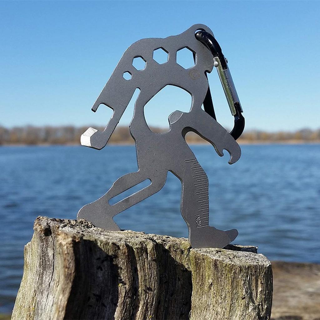 Многофункциональные карабины Tool-a-Long с компактной конструкцией из нержавеющей стали для походов, каякинга, кемпинга, путешествий и отдыха на природе