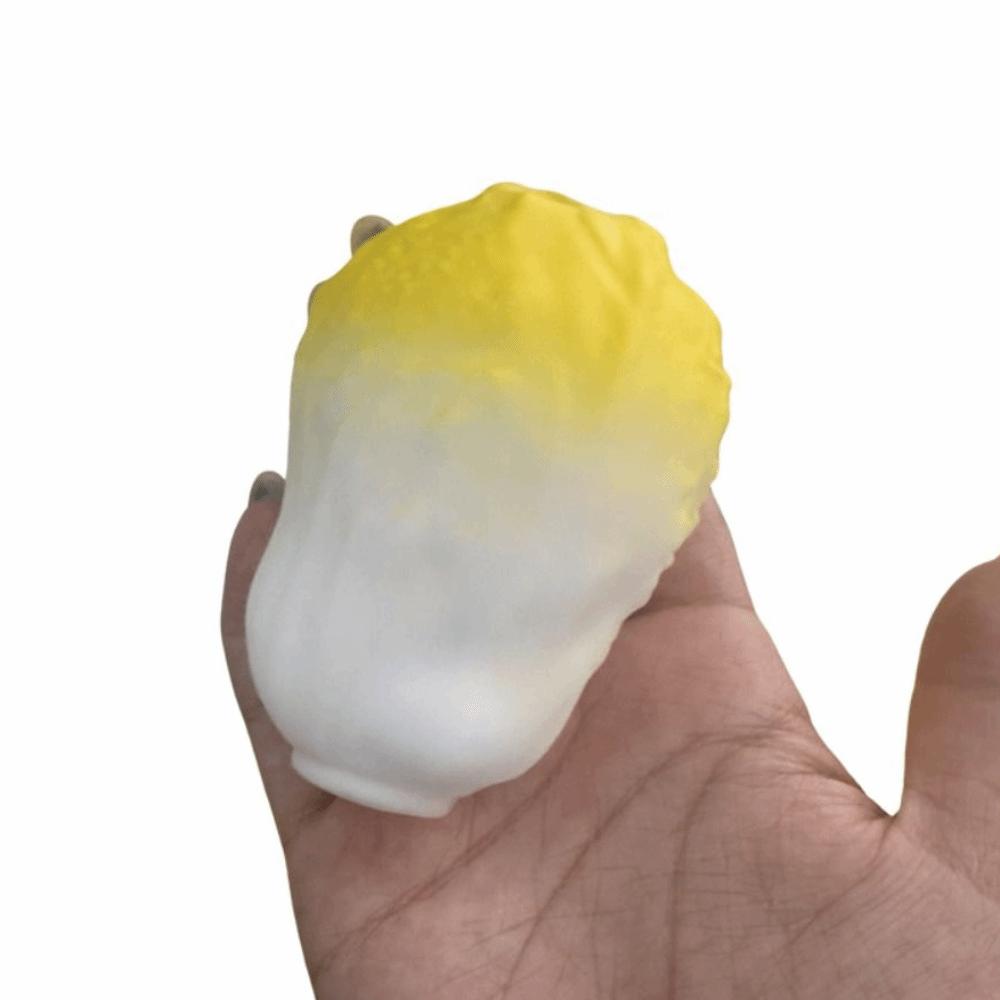 Caramel Vegetable Fidget Toy Crispy Sound Simulation Squishy Toy Cabbage Squeeze Toys for Kids