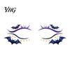 Cosplay Makeup Accessories Halloween Face Temporary Tattoos for Women, Waterproof Pumpkin Spiderweb Costume Eye Art Stickers Masquerade Carnival