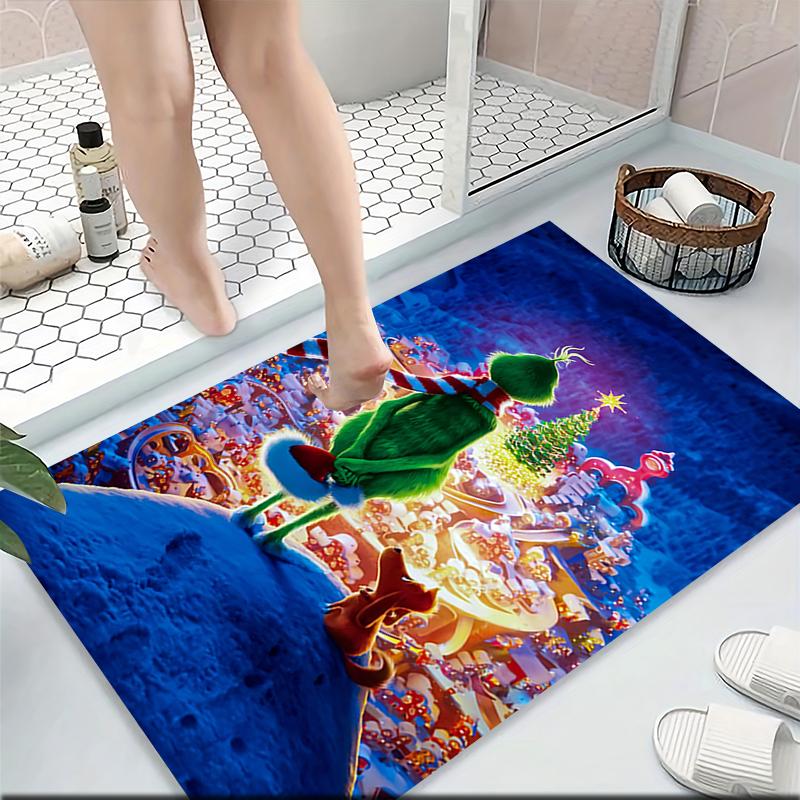 Christmas Movie Poster Carpet Rug Soft Washable Antislip Home Living Room Sofa Mats Personalized Christmas Rug