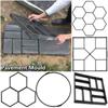 Paving Floor Pavement Lawn Decoration Concrete Molds Beton Brick Maker DIY Garden Path Cement Mould