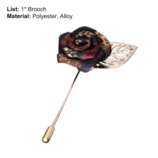 Брошь-булавка в форме розы, аксессуар со стразами, гальваника, блестящая брошь с лацканами, декор одежды