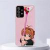 Чехол для телефона CardCaptor Sakura Мягкий чехол для Samsung Galaxy A17 A16 A26 A36 A56 A15 A14 A13 A55 A54 A53 Чехол для телефона A25 A35 A24 A34 A23