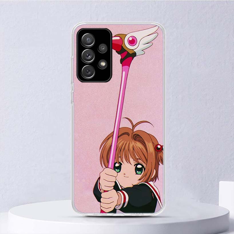 Чехол для телефона CardCaptor Sakura Мягкий чехол для Samsung Galaxy A17 A16 A26 A36 A56 A15 A14 A13 A55 A54 A53 Чехол для телефона A25 A35 A24 A34 A23