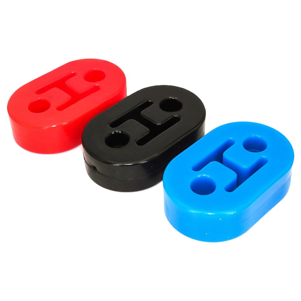 Universal Car Two-Hole Exhaust Pipe Mount Bracket Lifting Lug Modification Plus Long Muffler Support Shock Absorber Hanging Glue