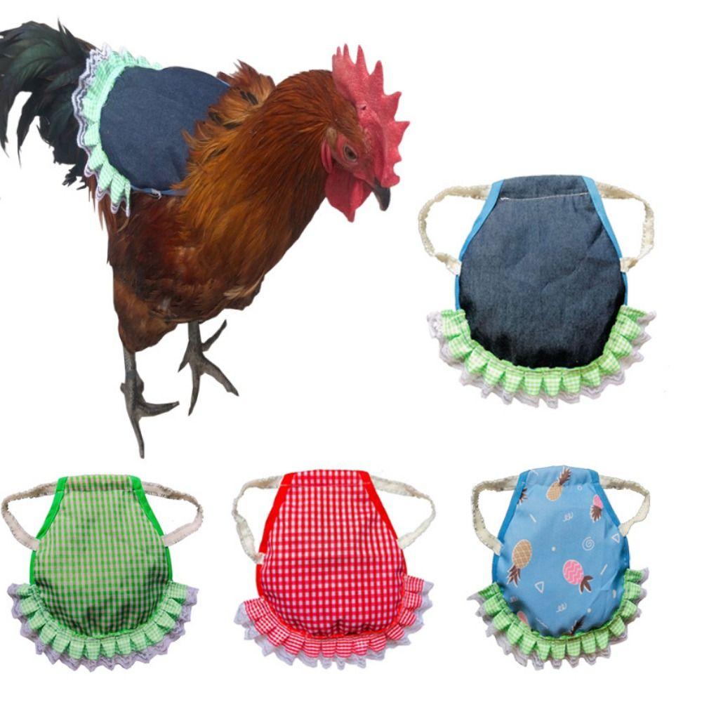 Cloth Poultry Apron Soft Chicken Feather Protector Practical Hen Back Jacket  For Chicken Birds