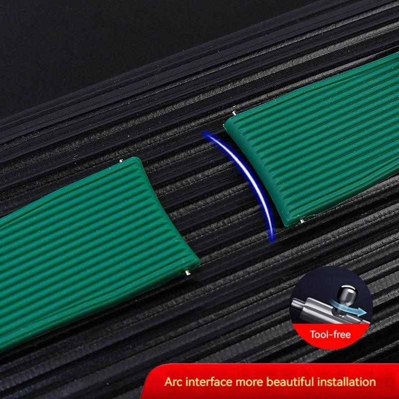 Классический ремешок для часов Arc Mouth 22 мм 20 мм для Mido Casio EFR-303 ECB900 Citizen Longines Omega резиновый силиконовый ремешок для часов водонепроницаемый