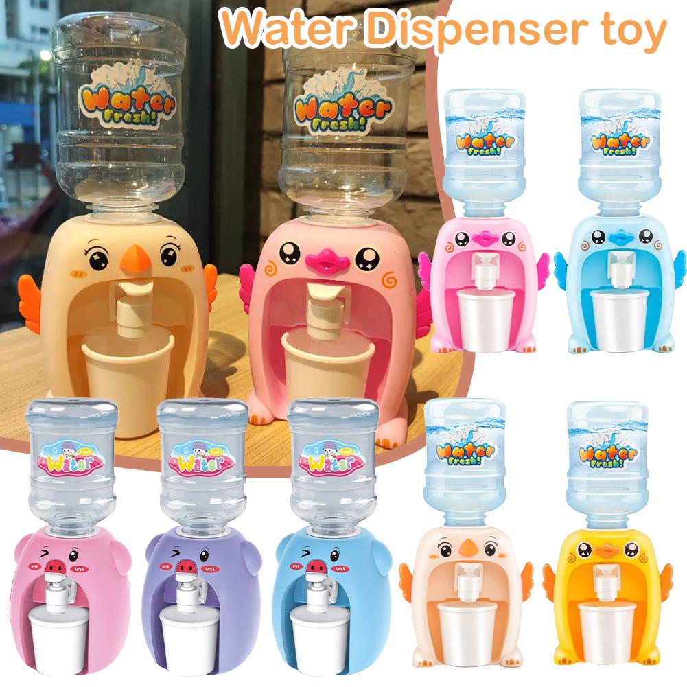 Детский мини-кулер для воды игрушка забавная желтая уточка игровой аппарат напитки кукольный домик образовательная I5O2