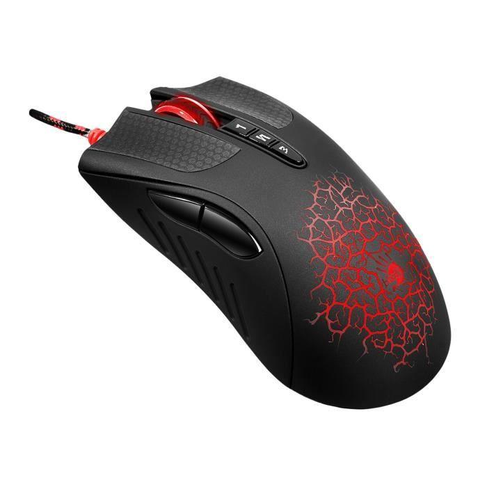 Souris - A4TECH - BLOODY Blazing A90A - 6200 dpi - 8 boutons programmables - Filaire