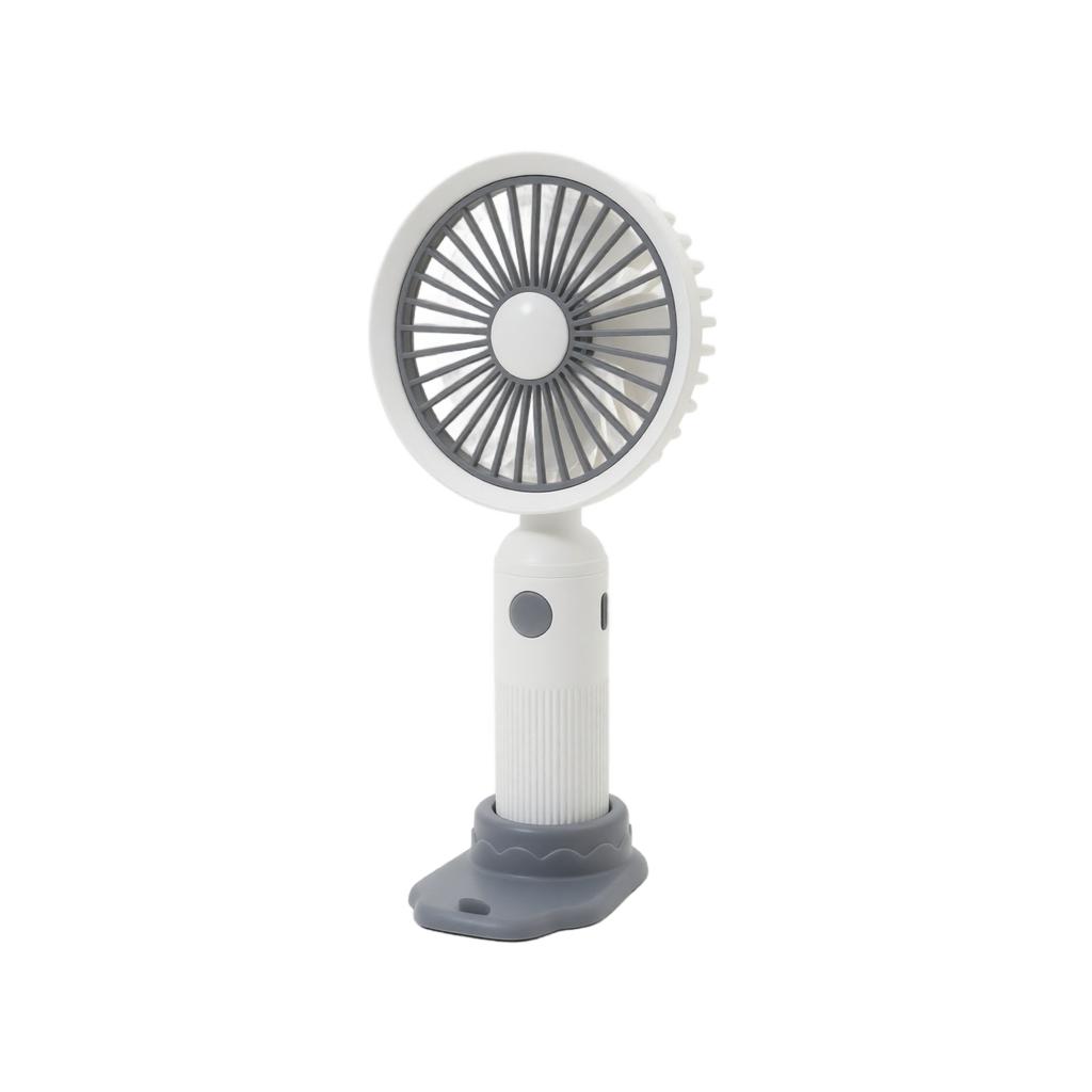 Portable USB Desktop Fan Small Personal Fan with Rechargeable Battery Adjustable Angle and Compact Base for Office Home Travel Use