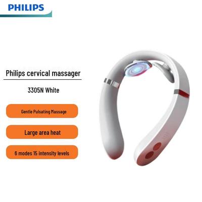 Массажер для шеи и плеч Philips с пульсацией и подогревом, штекер CN (адаптер в комплекте)