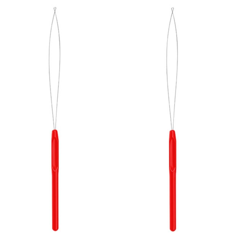 2шт наращивание волос микро кольца петля инструмент крючком игла петля игла для изготовления дредов