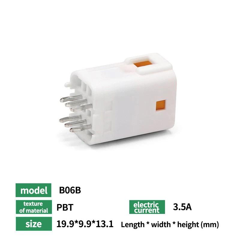 5/10/100 Sets LED Automotive Wiring Harness 04T-JWPF-VSLE JST 03R JST-02T 02R 06T 08T B04B Light Strip Motorcycle Connector